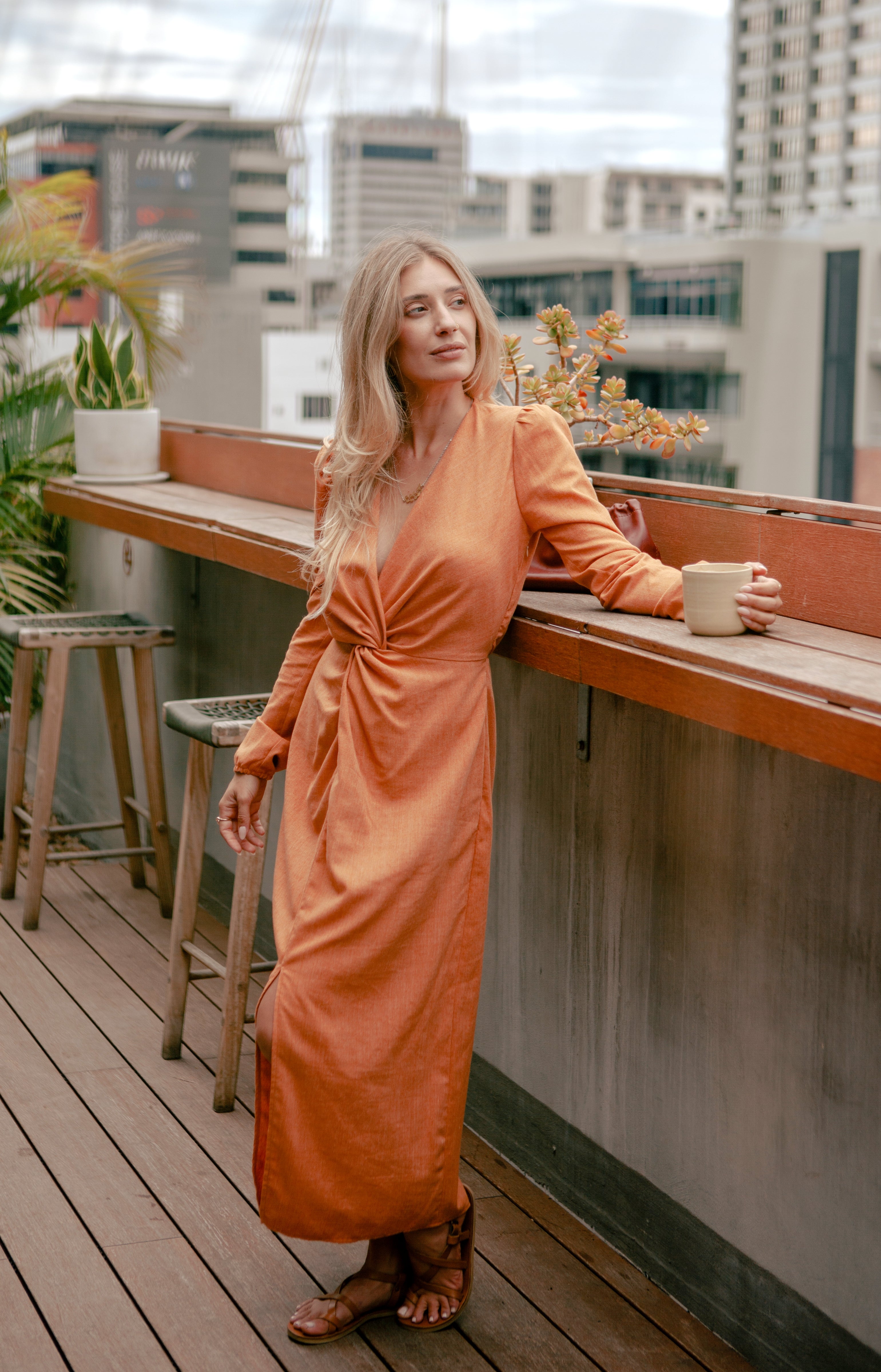 Knot Dress - Long sleeve